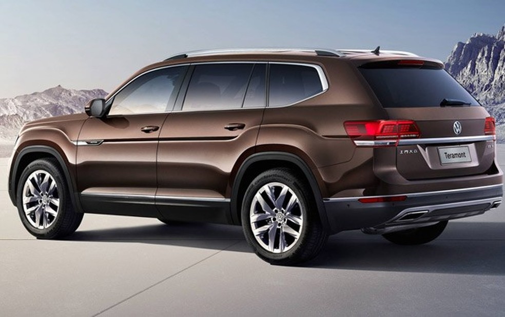 Volkswagen Teramont deve ser importado dos Estados Unidos (Foto: Divulgação) — Foto: Auto Esporte
