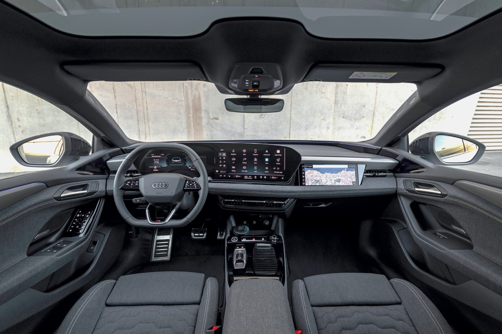 Audi A6 e-tron tem versões com tração traseira ou integral — Foto: Divulgação