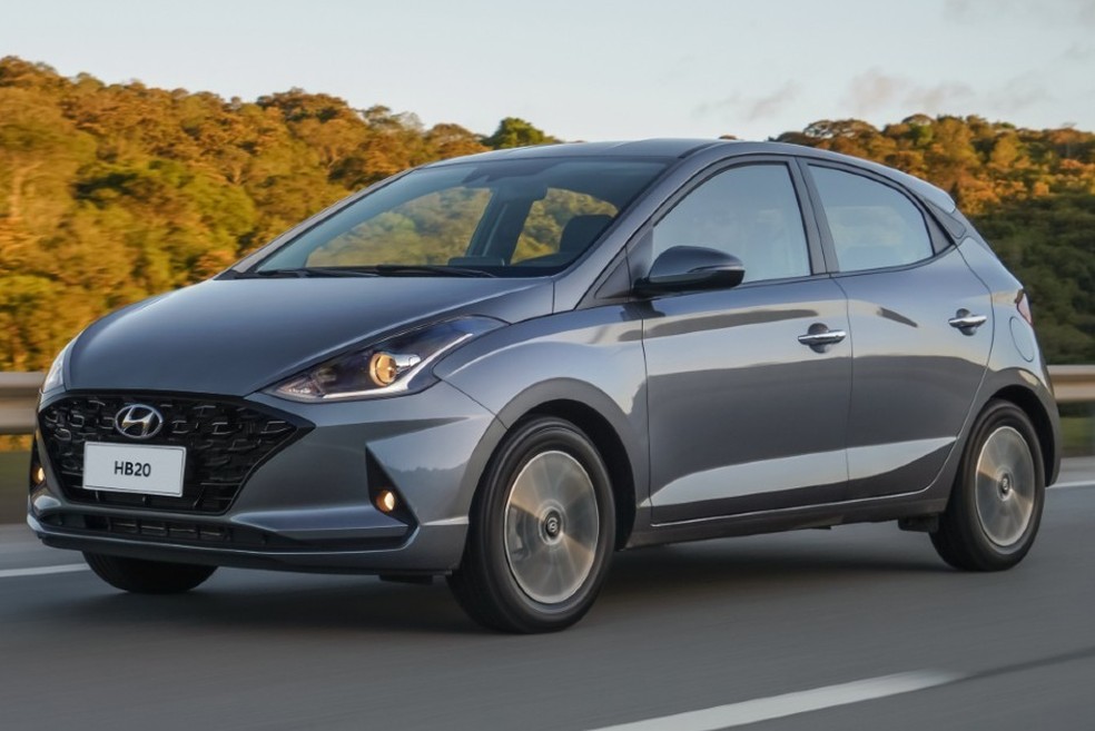 O design polêmico do HB20 recebeu uma alteração menos de 12 meses após seu lançamento (Foto: Divulgação/Hyundai) — Foto: Auto Esporte