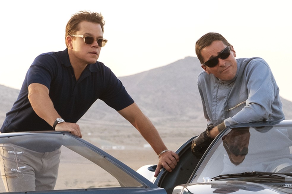 Tanto Damon quanto Bales são fortes candidatos a concorrer ao Oscar de Melhor Ator em 2020  (Foto: 20th Century Fox / Divulgação) — Foto: Auto Esporte