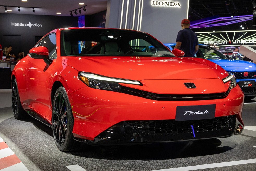 Honda Prelude  é um dos grandes destaques no Salão do Automóvel — Foto: Renato Durães/Autoesporte