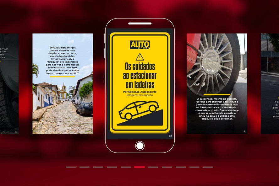 Os cuidados ao estacionar em ladeiras