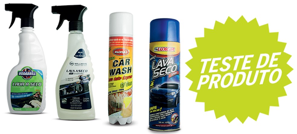 Teste de produtos: Lava a seco (Foto: Autoesporte) — Foto: Auto Esporte