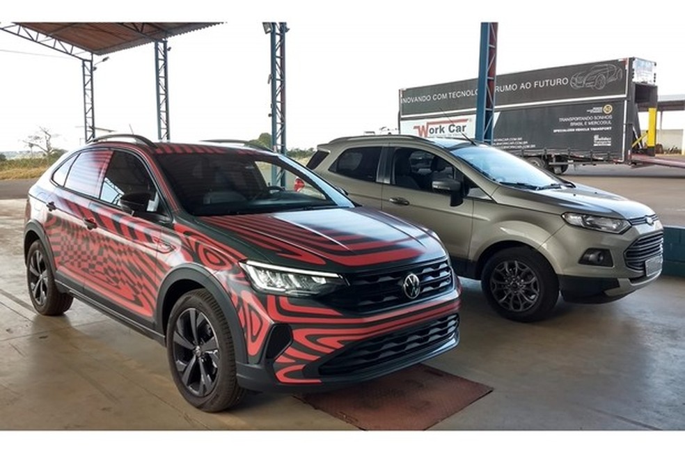 O Nivus na vida real: mais pra SUV do que pra Polo (Foto: Rodrigo Ribeiro) — Foto: Auto Esporte