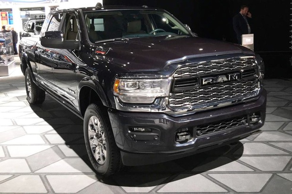 A nova RAM 2500 chega no segundo semestre ao Brasil (Foto: Marcus Vinicius Gasques/ Auto News Brasil) — Foto: Auto Esporte
