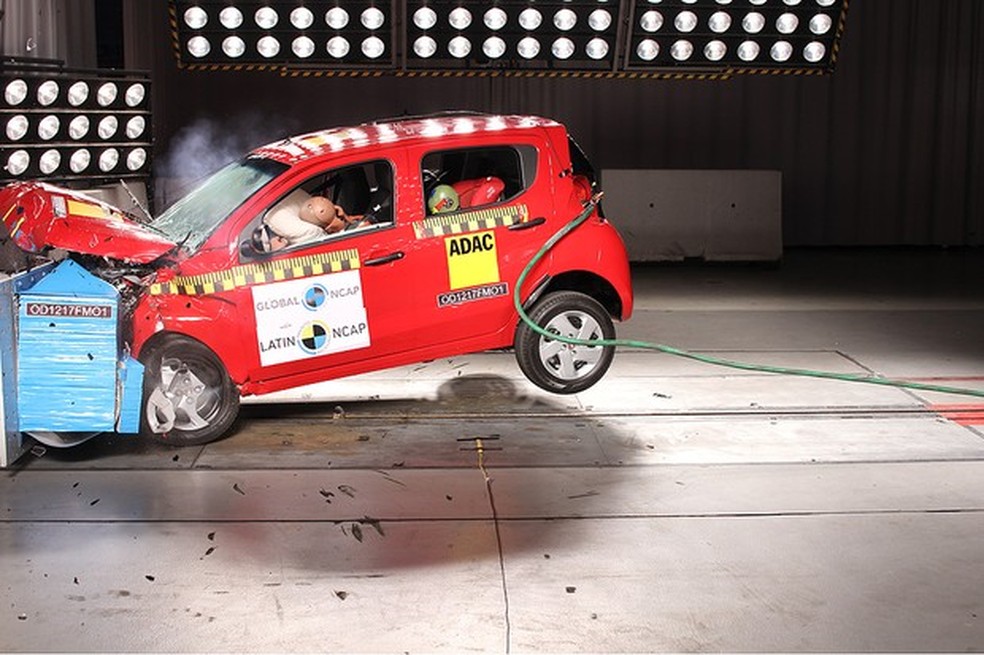 Fiat Mobi conquistou apenas uma estrela em teste do Latin Ncap (Foto: Divulgação) — Foto: Auto Esporte