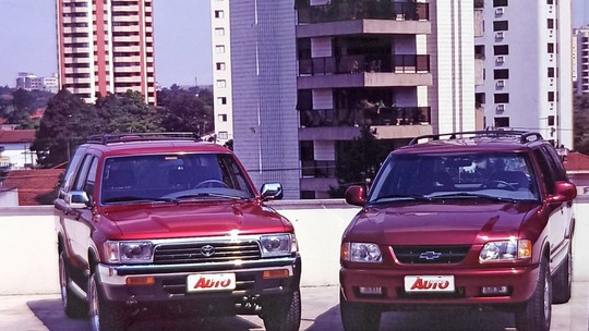 Comparativo de 1995: Blazer e Hilux SW4 brigam pelo troféu de SUV raiz