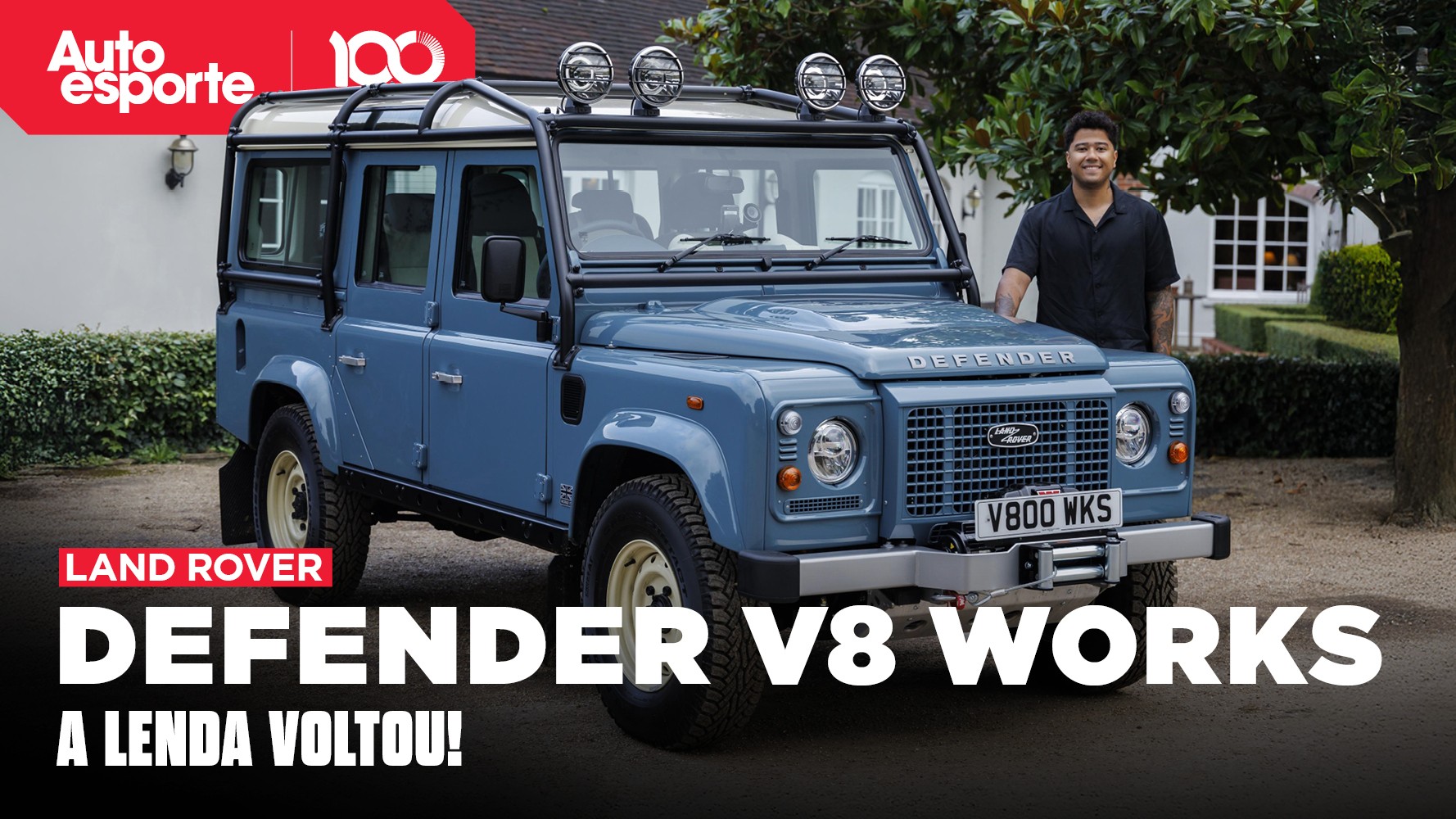 Vídeo: Land Rover Defender clássico ganha vida nova com motor V8