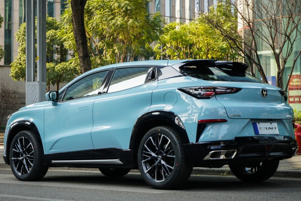 Versão chinesa do Caoa Changan Uni-T antecipa alguns detalhes de como será o SUV médio no Brasil  — Foto: Divulgação