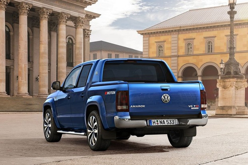 VW revela reestilização da Amarok com novo motor turbodiesel V6 (Foto: Divulgação) — Foto: Auto Esporte