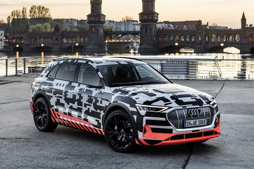 The Audi e-tron Prototype in Berlin (Foto: Divulgação) — Foto: Auto Esporte