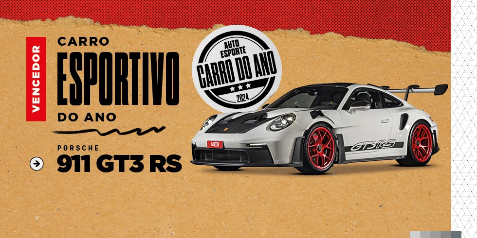 Porsche 911 GT3 RS é eleito o Carro Esportivo do Ano 2024