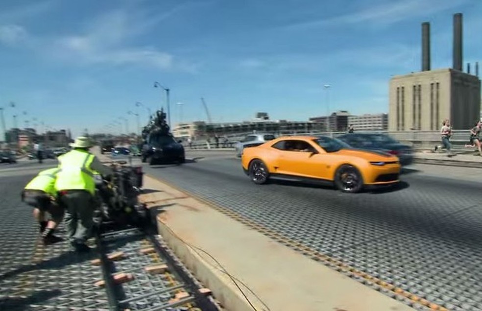 Chevrolet mostra bastidores do Transformers 4 (Foto: Reprodução) — Foto: Auto Esporte