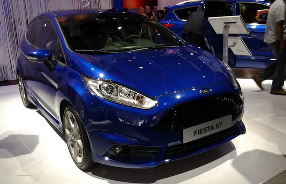 Ford Fiesta ST no Salão de Frankfurt (Foto: Aline Magalhães) — Foto: Auto Esporte