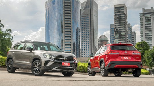 Teste Comparativo: VW Taos e Toyota Corolla Cross têm chance de incomodar o Jeep Compass?
