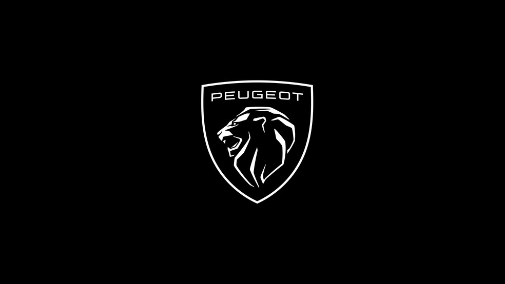 O novo logotipo apresentado pela Peugeot — Foto: Divulgação