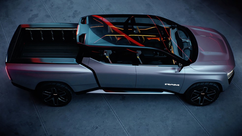 Ram 1500 Revolution BEV Concept será lançada em 2024 — Foto: Divulgação