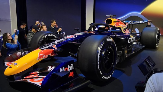 Red Bull revela pintura do carro de 2026 na F1 com motor Ford Red Bull revela pintura do carro de 2026 na F1 com motor Ford