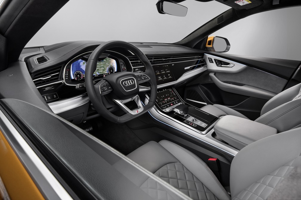 Interior do Audi Q8 — Foto: Audi/Divulgação