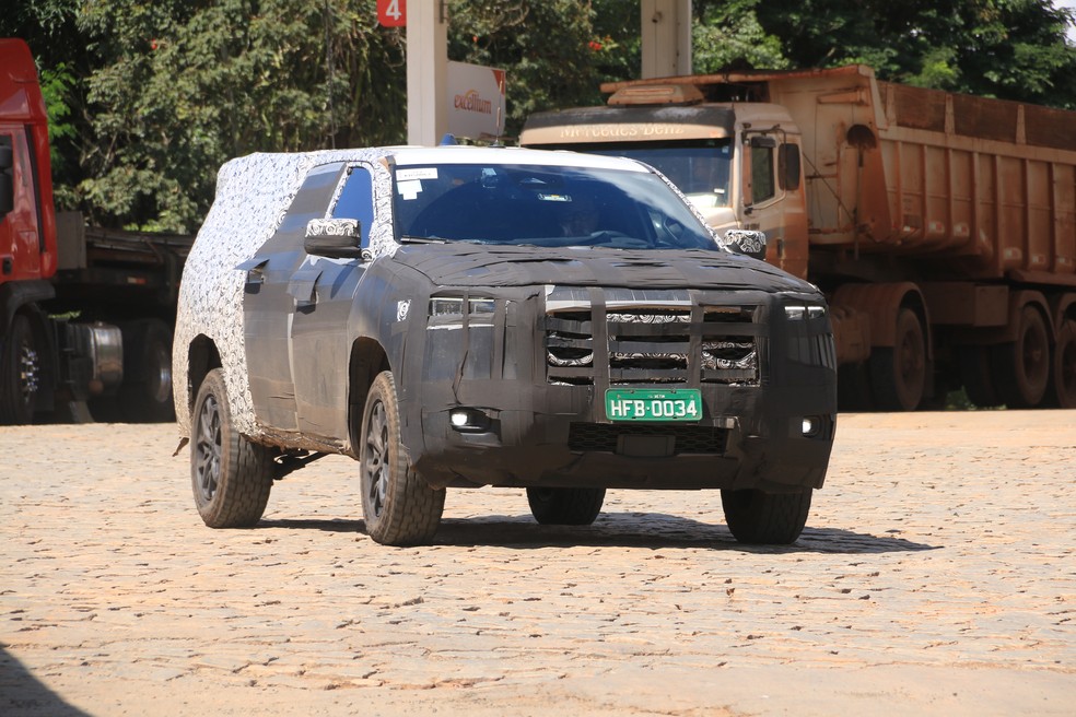 Flagra RAM Rampage está sendo testada no Brasil e será lançada nos próximos meses — Foto: Marlos Ney Vidal/Autos Segredos