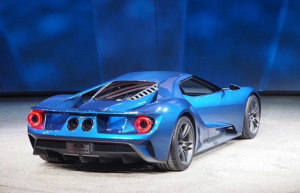 Ford GT no Salão de Detroit 2015 (Foto: Newspress) — Foto: Auto Esporte