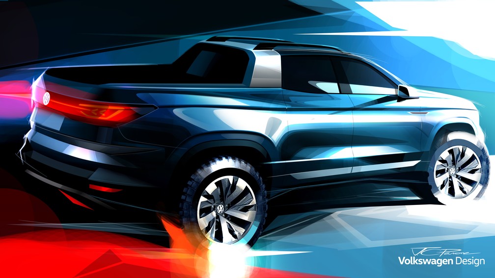 Volkswagen apresentará picape conceitual no Salão de São Paulo — Foto: Divulgação/Volkswagen