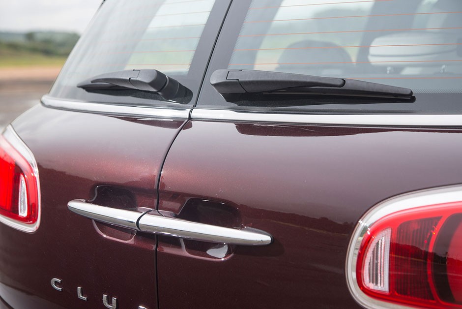 Detalhe da traseira do Mini Clubman