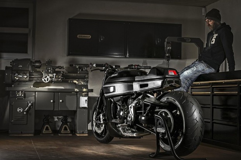 Traseira da Thiverval lembra as antigas Ducati esportivas (Foto: Divulgação) — Foto: Auto Esporte