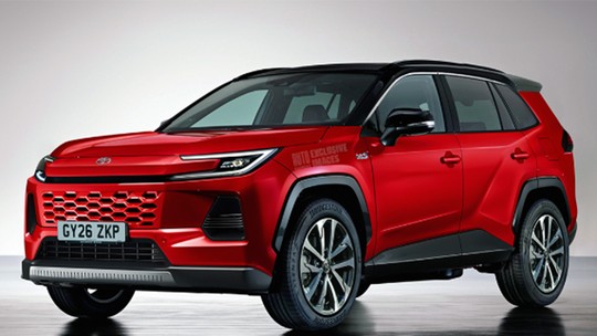 Projeção: novo Toyota RAV4 será assim e pode ter motor ultraeficiente