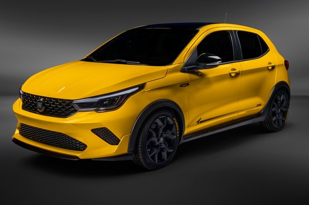 Fiat Argo Sting foi apresentado no Salão de São Paulo como conceito (Foto: Divulgação) — Foto: Auto Esporte