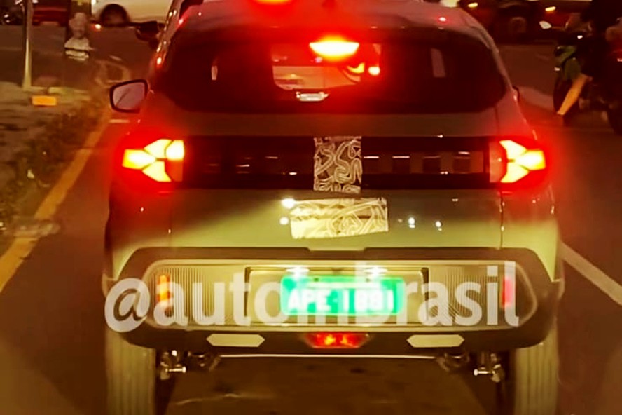 Flagra do novo Renault Kwid E-Tech no Brasil