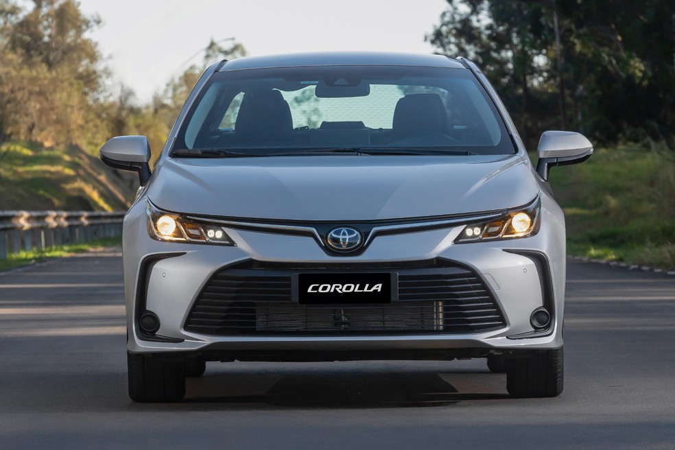 Os preços do Toyota Corolla desta lista partem de R$ 109.900 no Mercado Livre. — Foto: Divulgação/Toyota