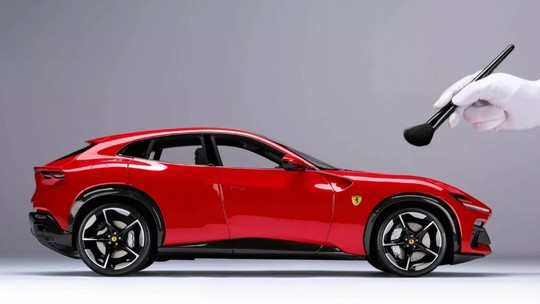 Miniatura de SUV da Ferrari tem materiais do carro original e custa um Fiat Pulse