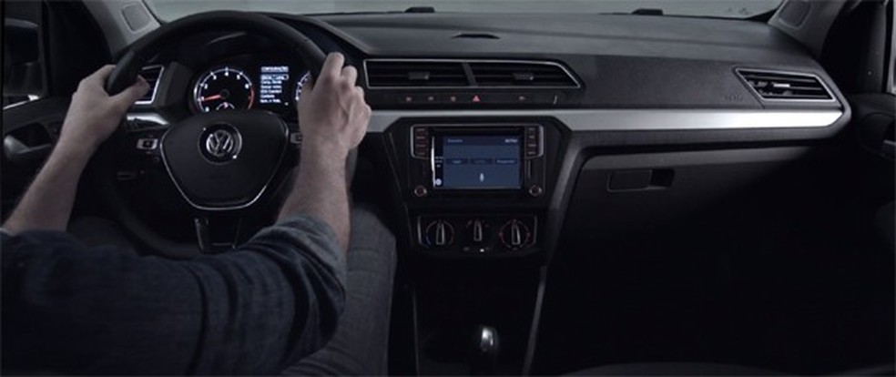 Volkswagen mostra painel do novo Gol em teaser (Foto: Reprodução) — Foto: Auto Esporte
