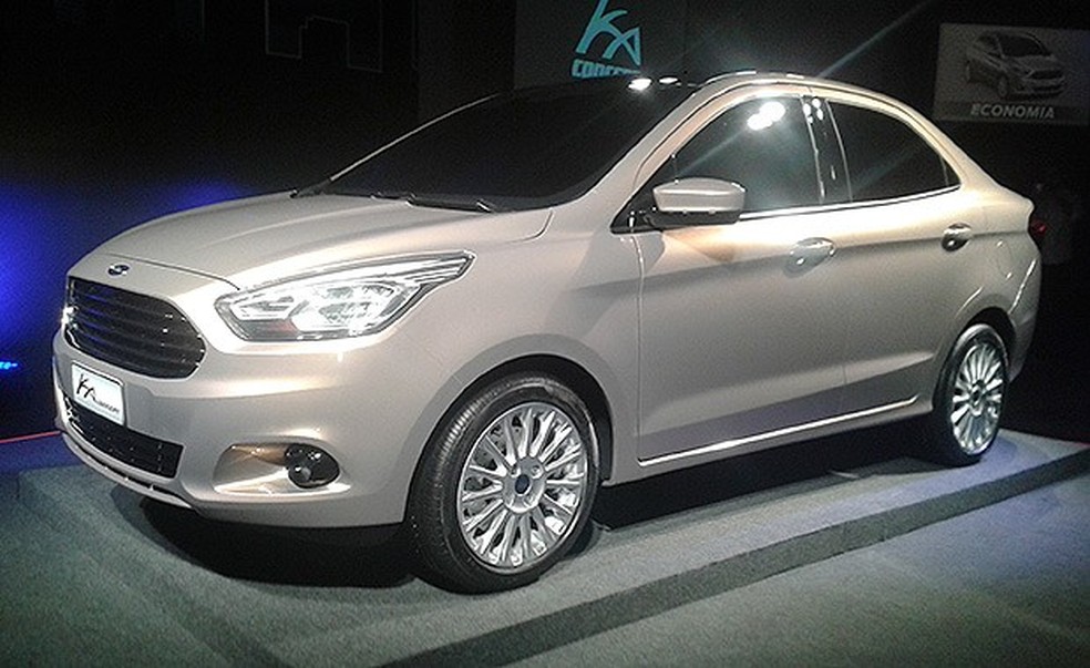 Ford Ka Sedan é revelado como conceito em São Paulo (Foto: Tereza Consiglio/Auto News Brasil) — Foto: Auto Esporte