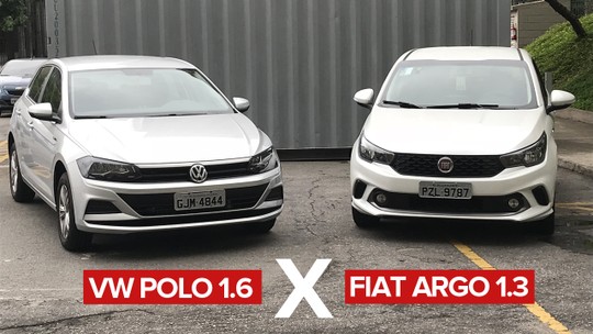 Volkswagen Polo 1.6 x Fiat Argo 1.3: comparativo