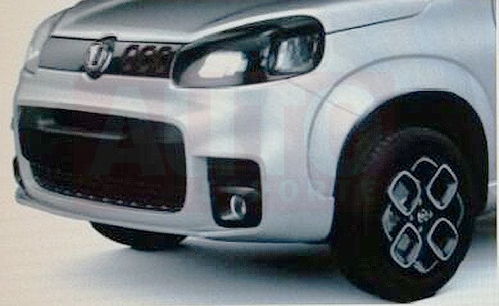 Imagens revelam detalhes do novo Uno Sporting (Foto: Auto News Brasil) — Foto: Auto Esporte