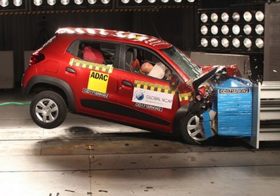 Renault Kwid indiano é reprovado em crash test (Foto: Divulgação) — Foto: Auto Esporte