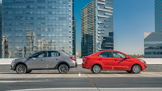 Comparativo: com câmbio CVT, novo Renault Logan tenta a sorte contra o vice-líder Ford Ka Sedan