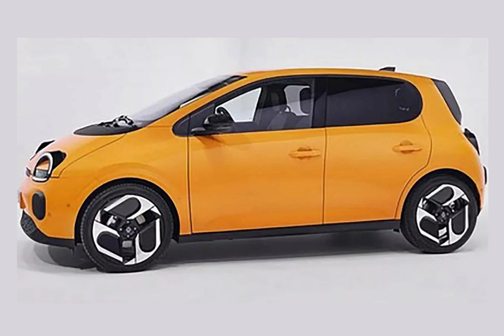 Novo Renault Twingo elétrico é bem compacto — Foto: Reprodução