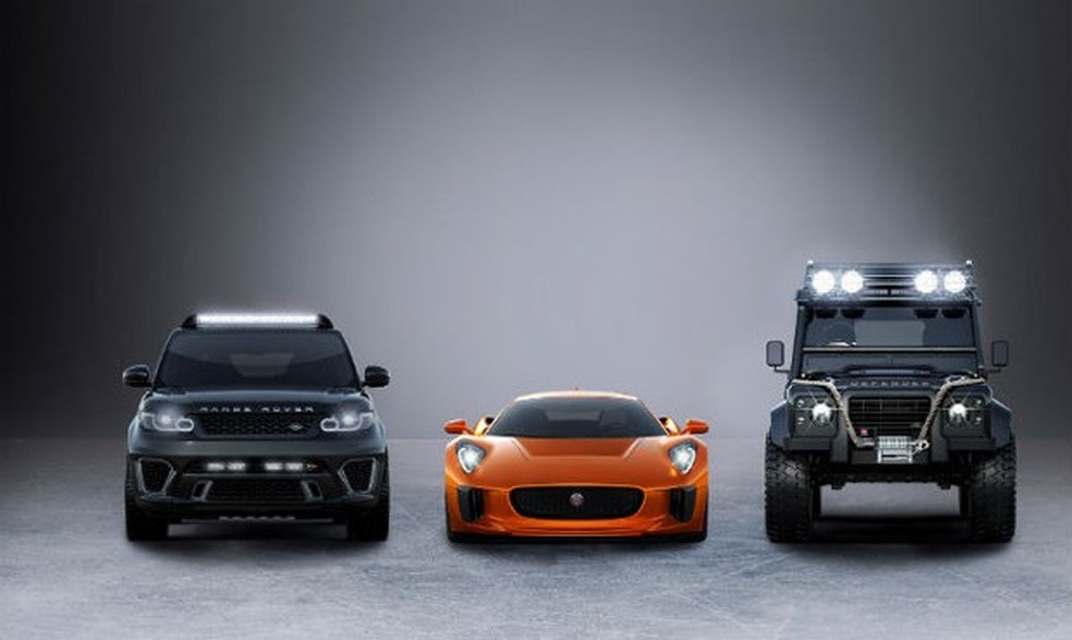 Os carros do novo filme de 007 (Foto: Divulgação) — Foto: Auto Esporte