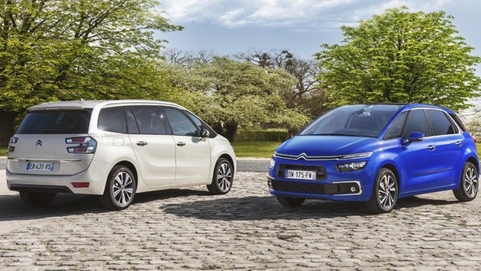 Citroën Grand C4 Picasso e C4 Picasso reestilizados (Foto: Divulgação) — Foto: Auto Esporte