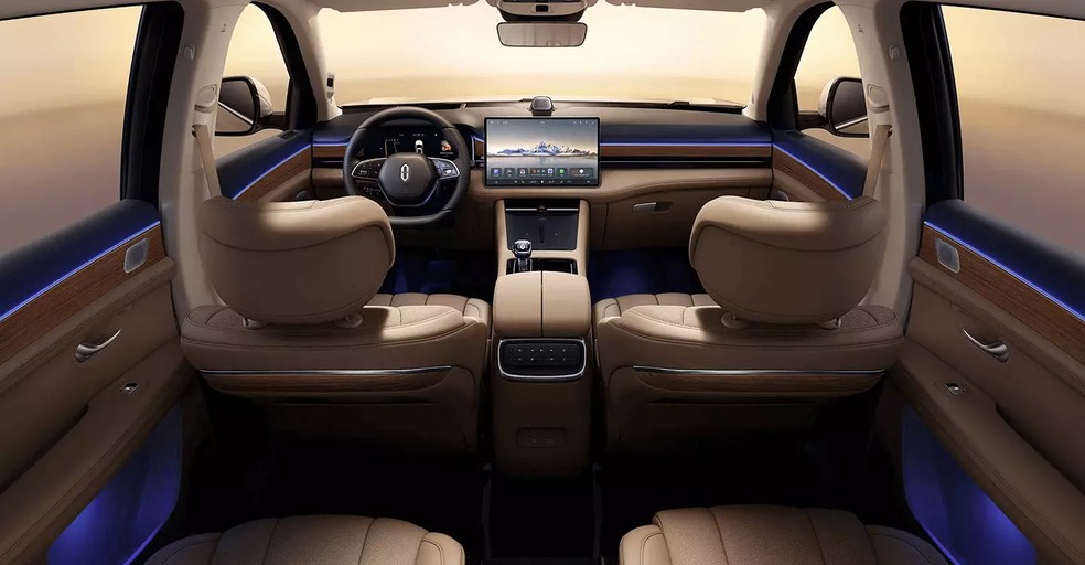 Seres M7 tem interior de luxo — Foto: Divulgação