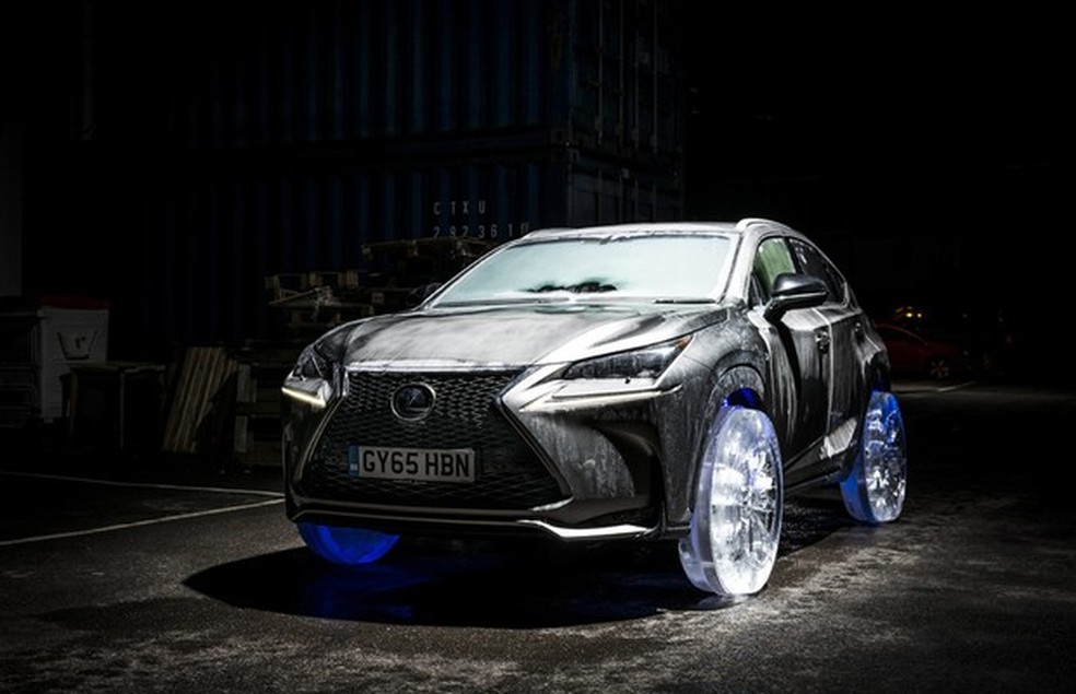 Lexus cria rodas de gelo para o NX (Foto: Divulgação) — Foto: Auto Esporte