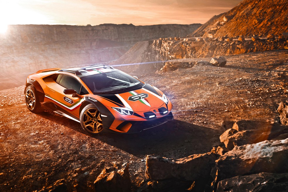 Lamborghini Huracán Sterrato Concept foi apresentado em 2019 — Foto: Divulgação/Lamborghini