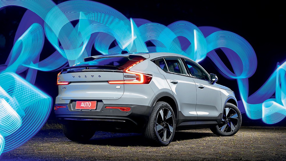 Volvo C40 Plus passa a ter 238 cv de potência — Foto: Bruno Guerreiro/Auto News Brasil