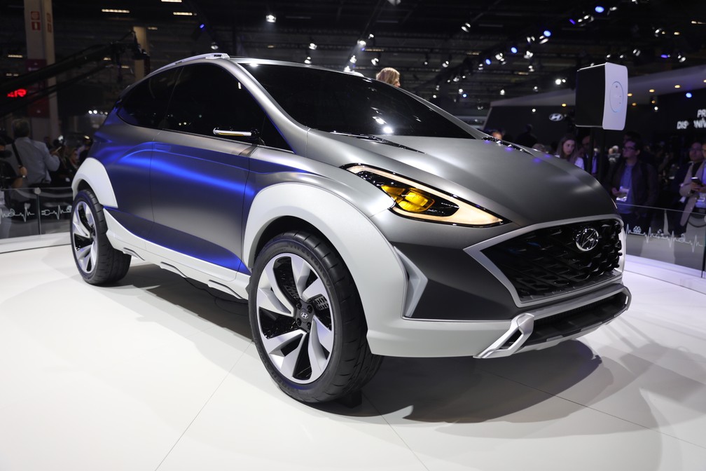 Hyundai Saga EV é apresentado no Salão do Automóvel 2018 — Foto: Fábio Tito/G1