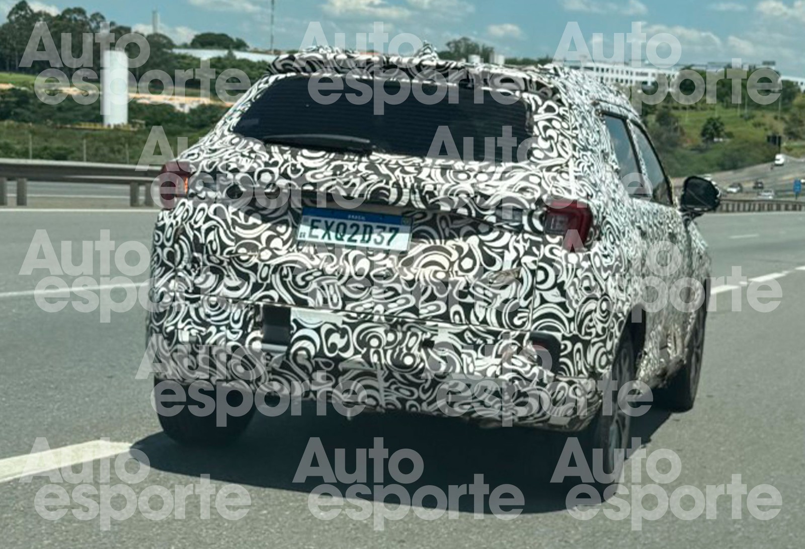 Honda WR-V 2025 Flagra Traseira — Foto: Gustavo Carnib/Auto News Brasil