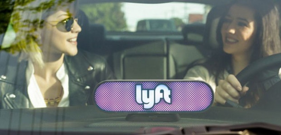O aplicativo de caronas Lyft (Foto: Divulgação) — Foto: Auto Esporte