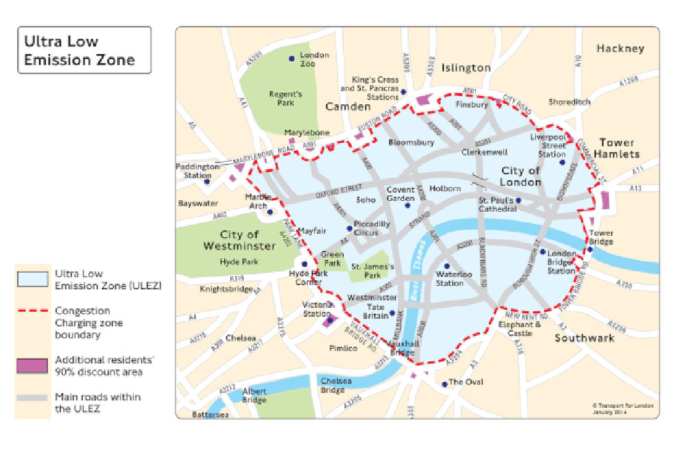 londres ulez (Foto: ) — Foto: Auto Esporte